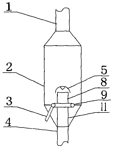 Method for improving density of fast bed and reactor