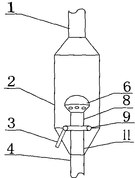 Method for improving density of fast bed and reactor