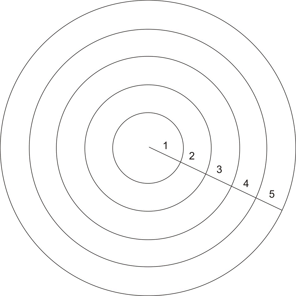 Method of layer-by-layer damage analysis on rock