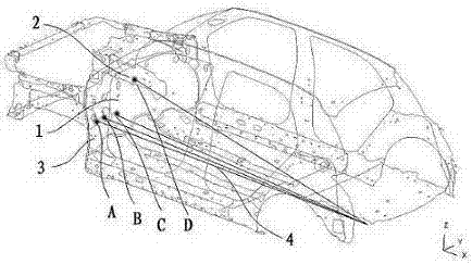 CAE (Computer Aided Engineering)-based method for measuring vehicle body deformation by simulating head-on collision