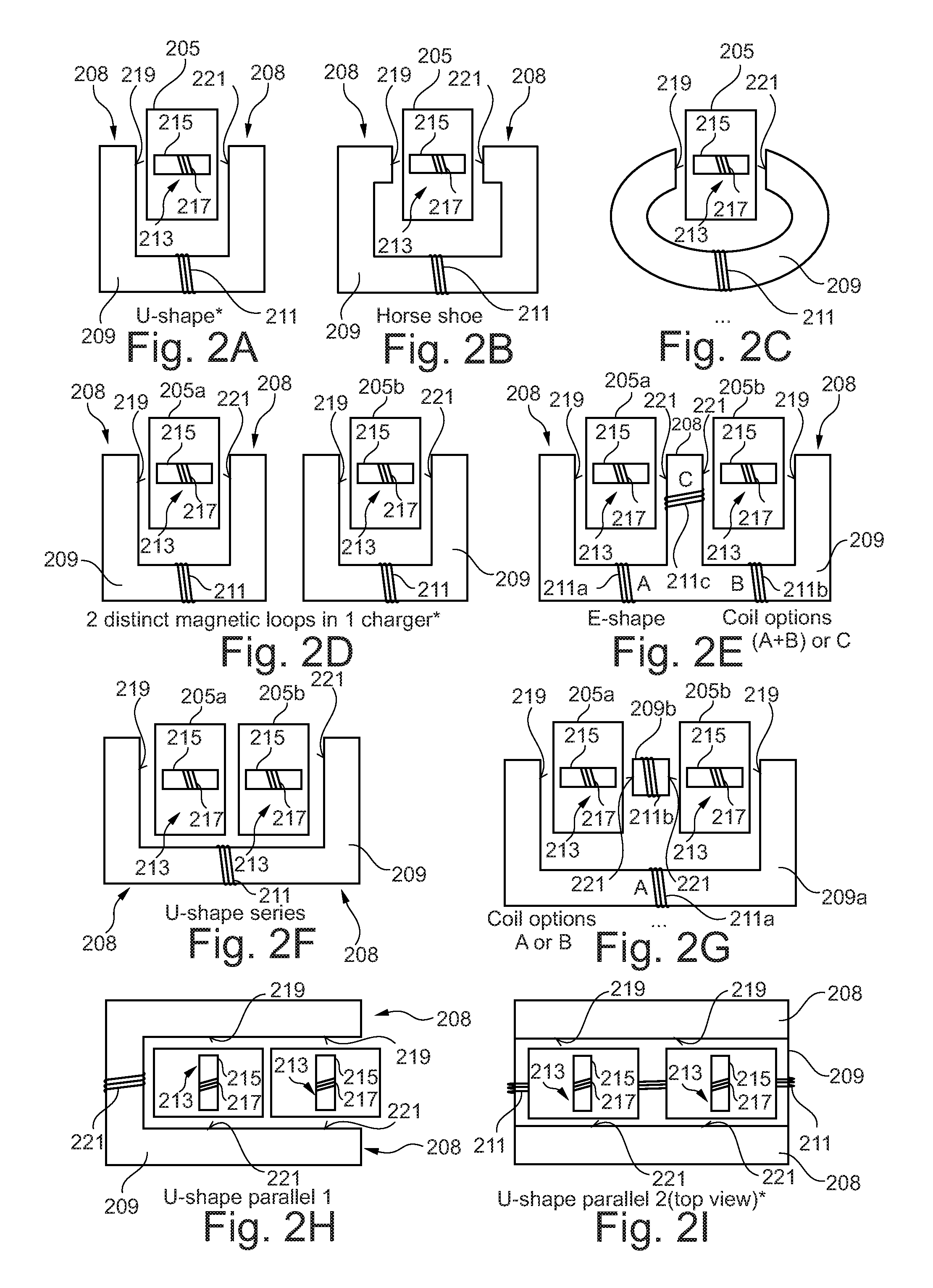 Apparatus for transferring energy to an accumulator and system for charging an electric accumulator