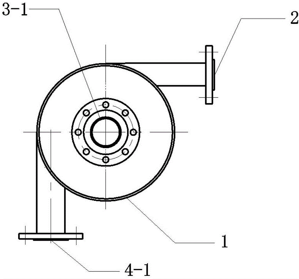 Horizontal circulating type dust collector