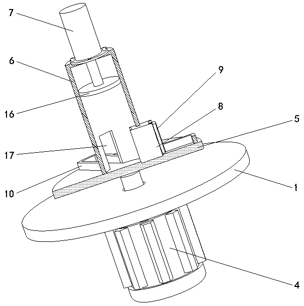 Grinding mechanism for machining rotary bracket type bearing