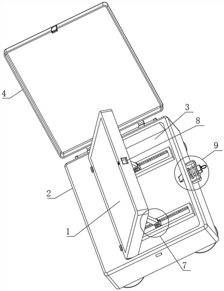 Cross-border e-commerce information transaction device and use method thereof