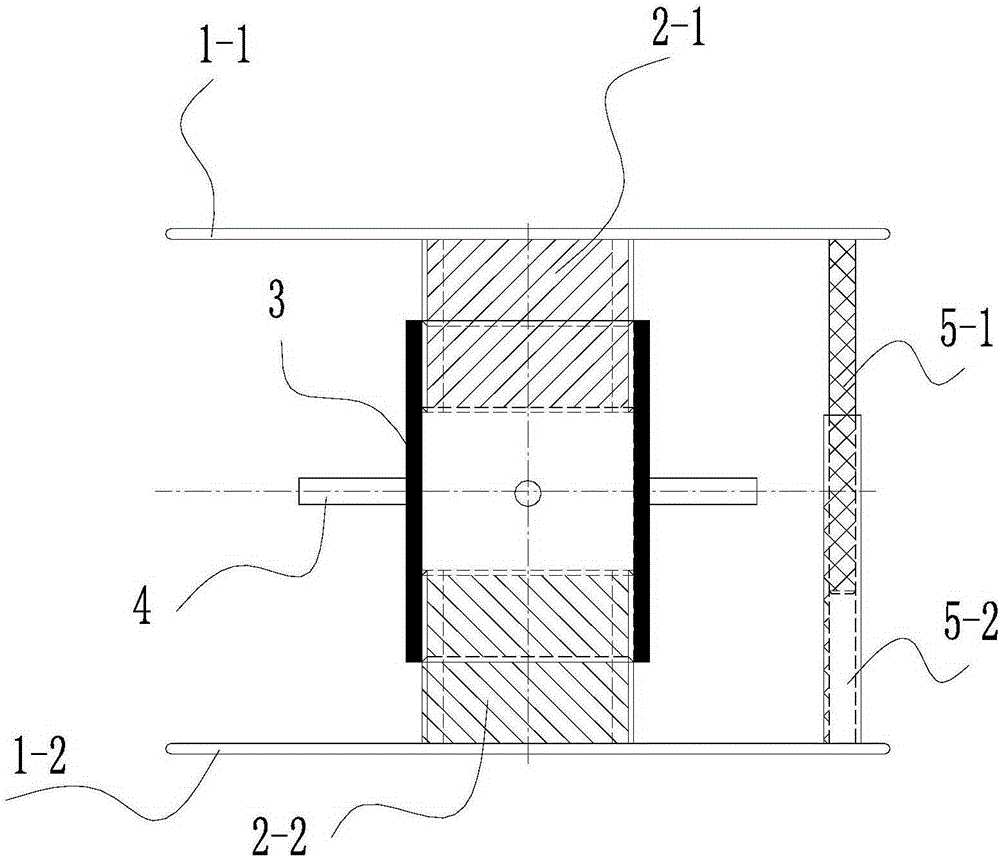 Press-fitting inner supporting device for amorphous alloy oil-immersed transformer coil