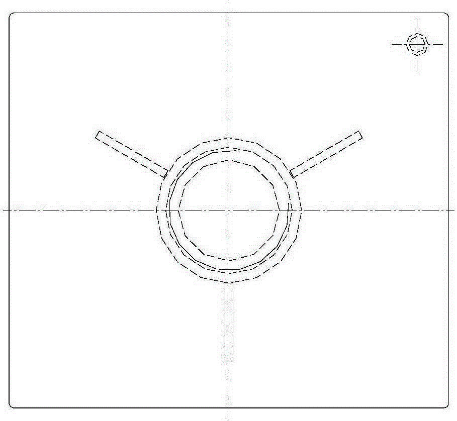 Press-fitting inner supporting device for amorphous alloy oil-immersed transformer coil