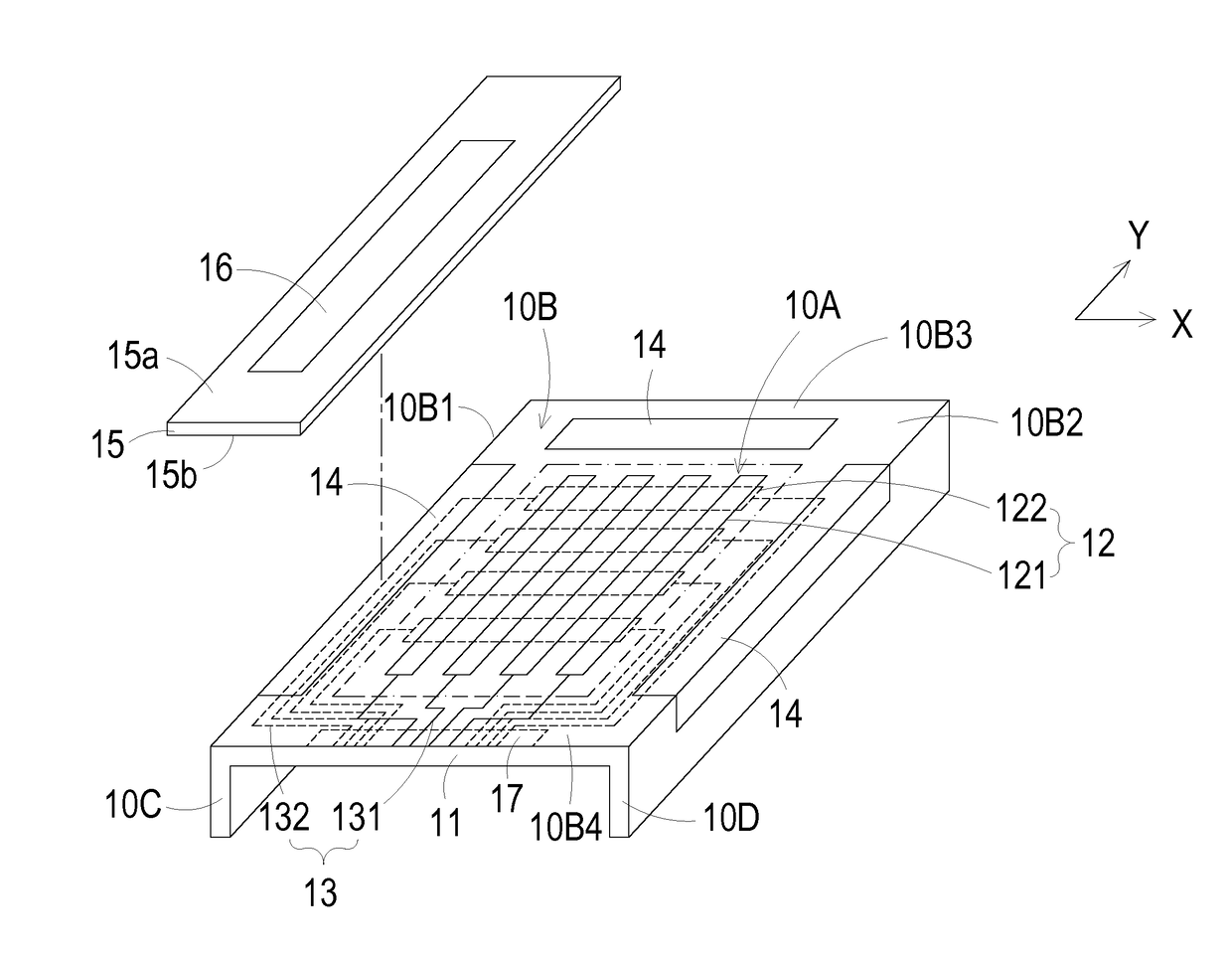 Touch panel with antenna structure