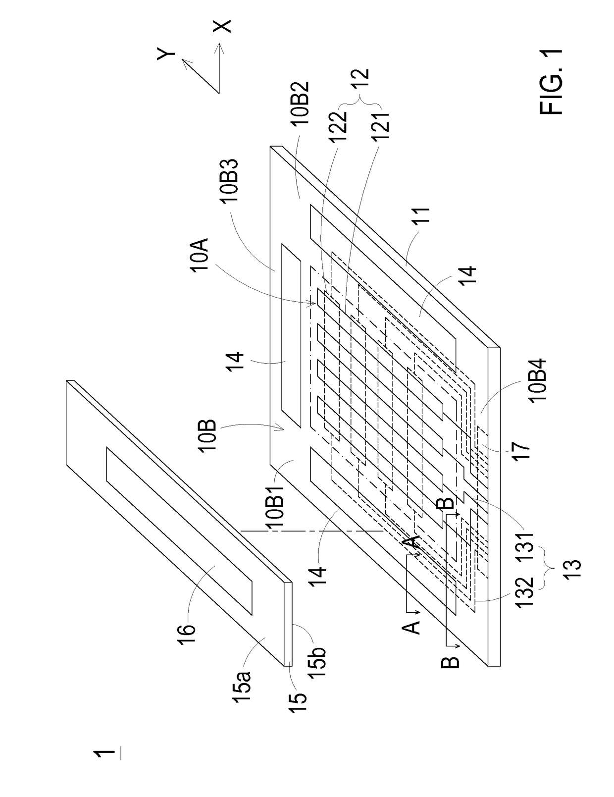 Touch panel with antenna structure