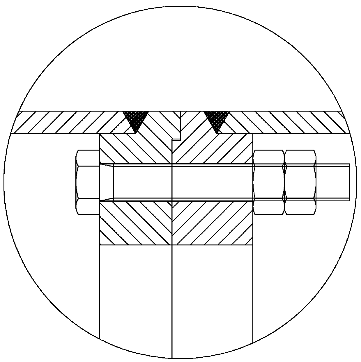 Water-cooled wall assembling tool and water-cooled wall assembling method