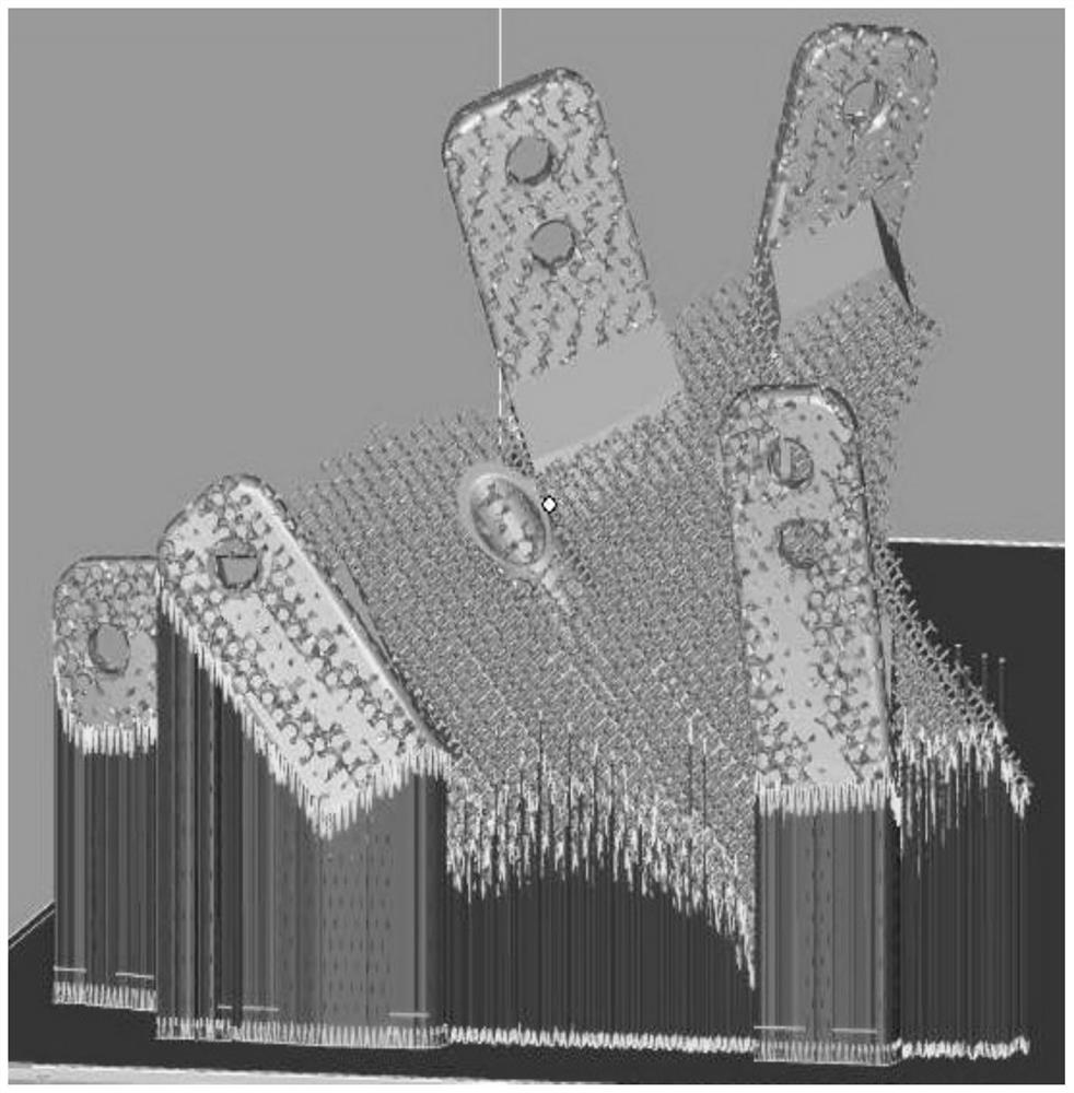 A manufacturing method of laser additive manufacturing-high temperature vacuum sintering porous tantalum bone implant prosthesis with bone-imitation trabecular structure