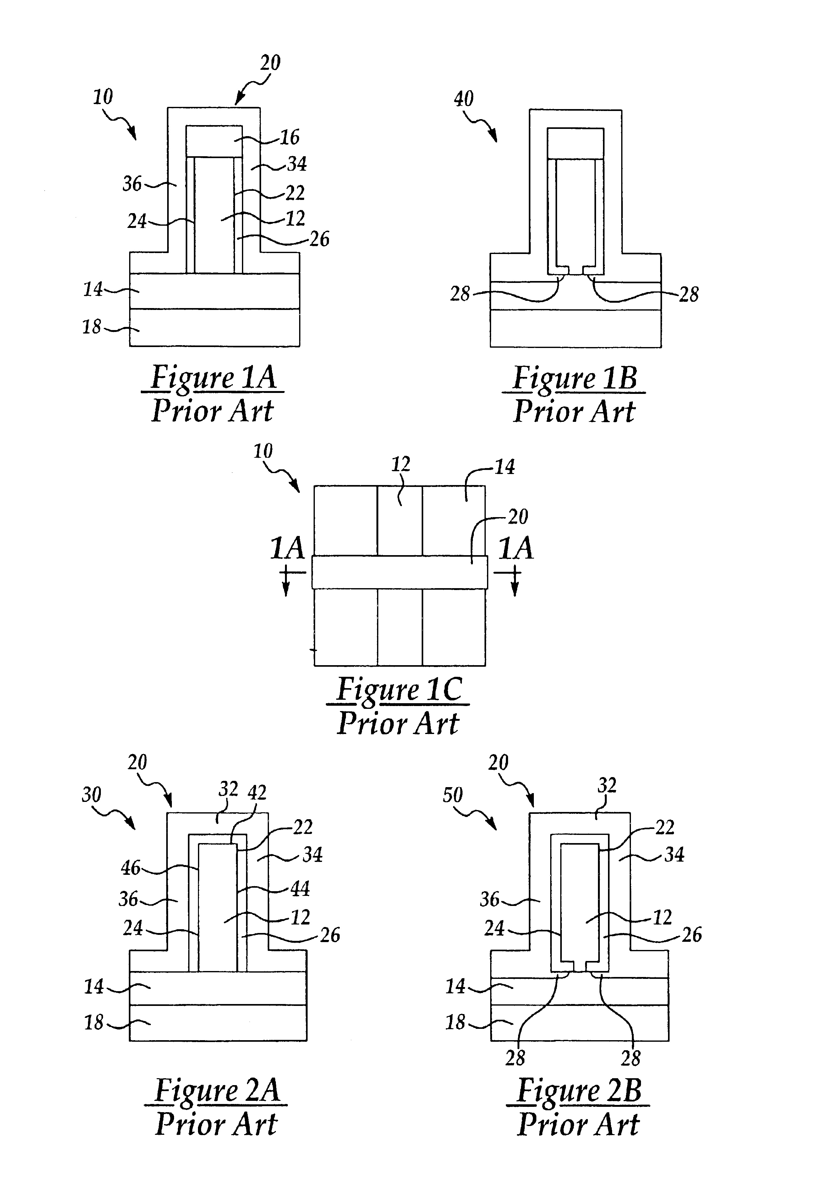 Multiple-gate transistors with improved gate control