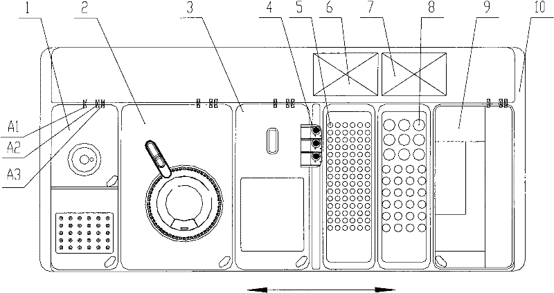 Integrated blood inspection platform and using method thereof