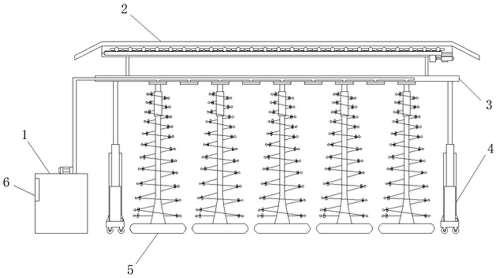 Garden plant climbing device and use method thereof