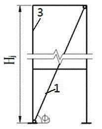 Self-restoring seismic reduction method of multilayer structure of stay cables and steel moment-resisting frame