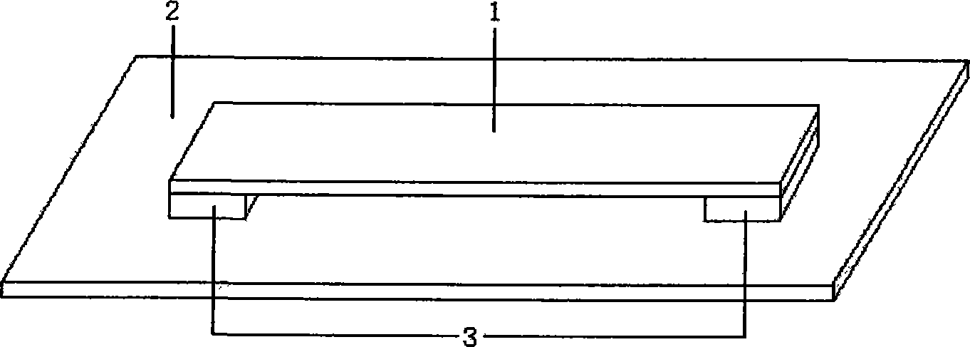 Electric test method for thermal expansion coefficient of surface finished polysilicon thin film