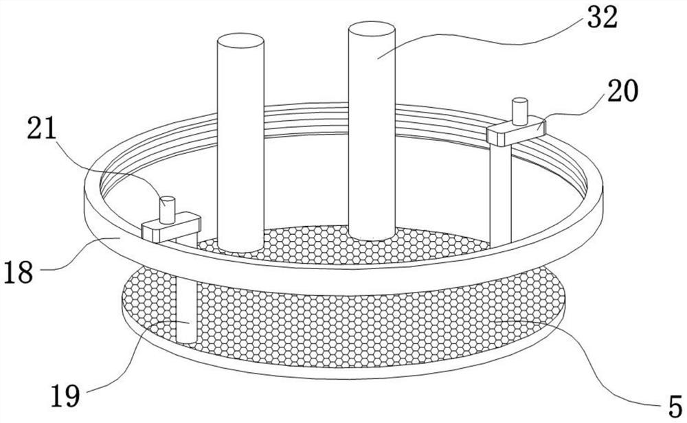 Wound cleaning and disinfecting device for clinical nursing and use method