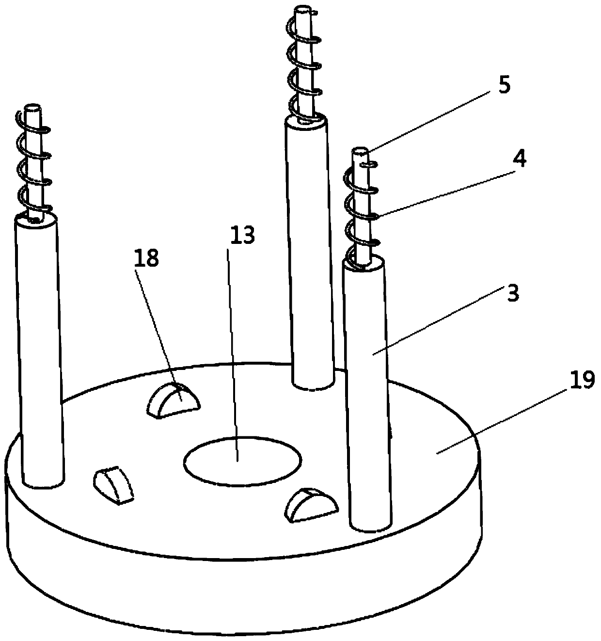 Metal nano material preparation device and method