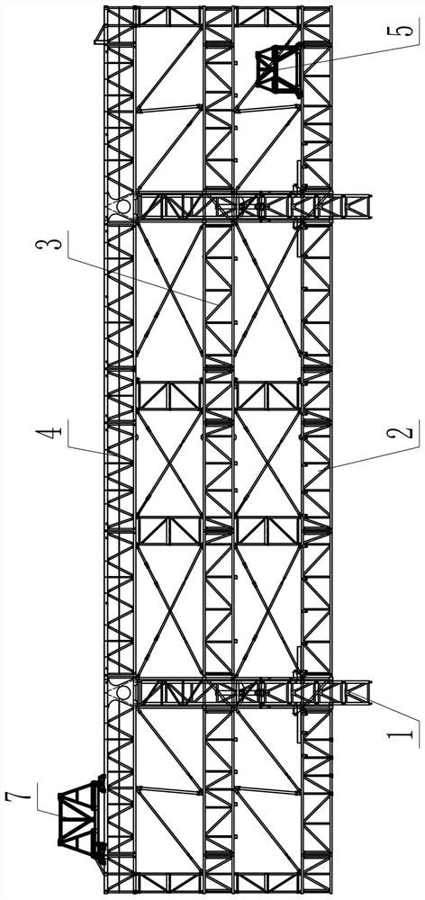 Fabricated building component hoisting comprehensive equipment and construction method thereof