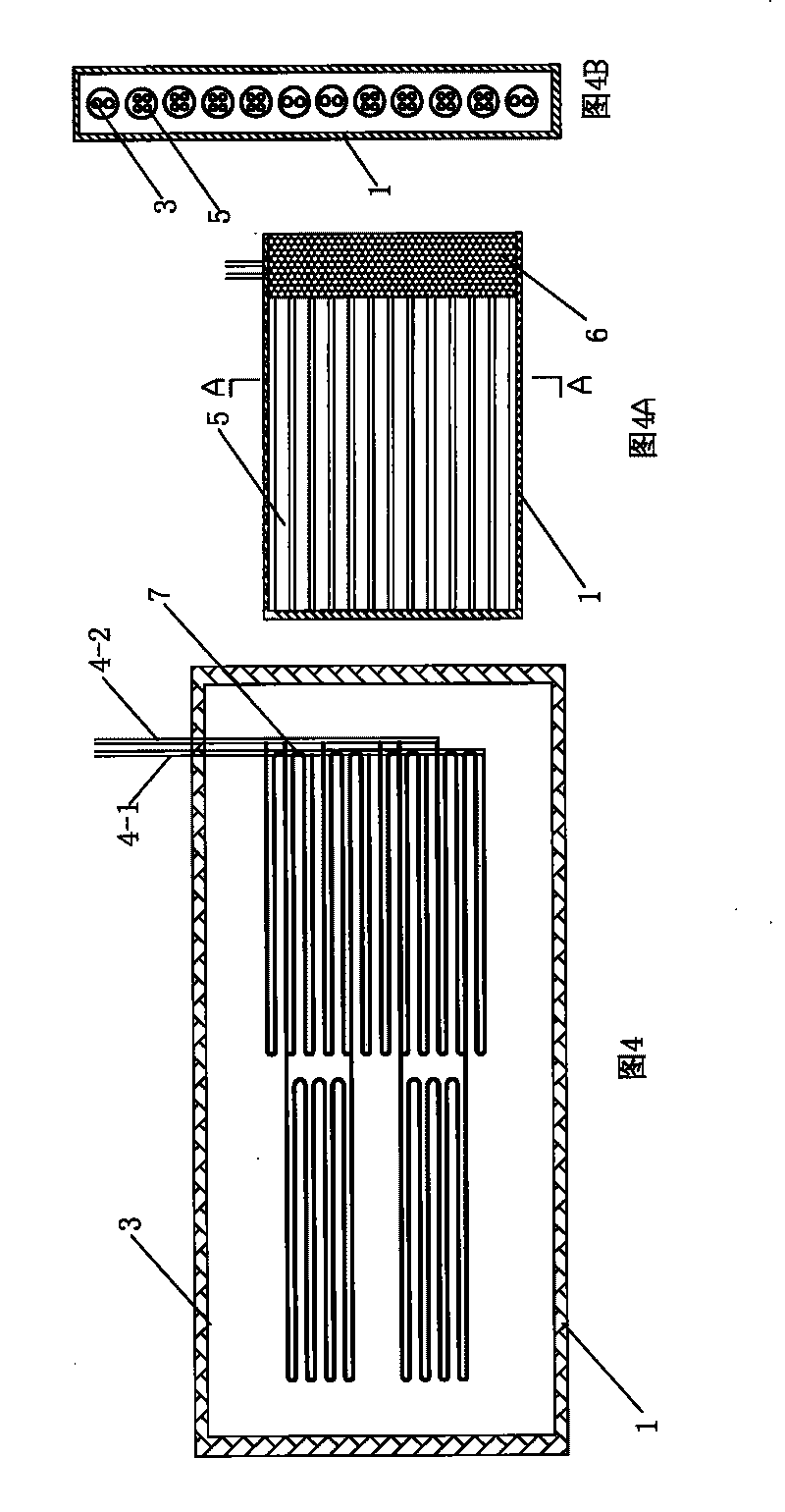 Arrangement combination of U type pipe in solar water heater heat collection gate as well as overlapped structure thereof