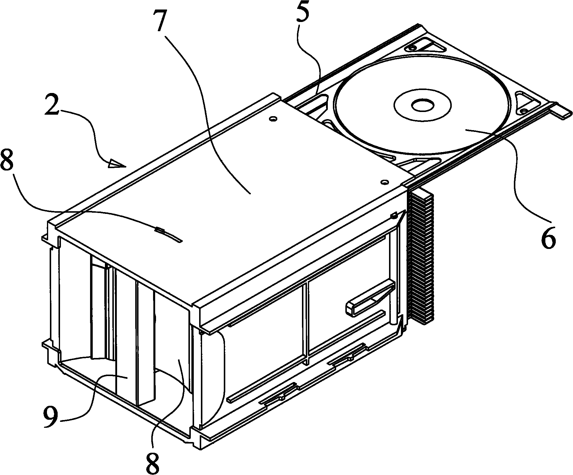 Method for automatically loading barreled CDs to CD cassette of MO jukebox