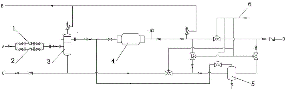 Gas-liquid mixed booster system