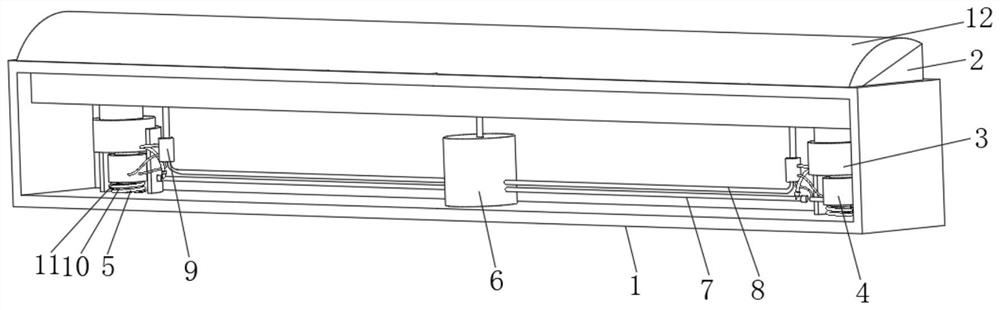 Self-adjusting deceleration strip