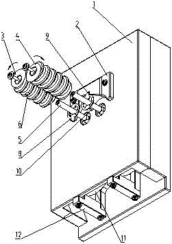 Conveying and impurity-removing device of on-line grain moisture meter