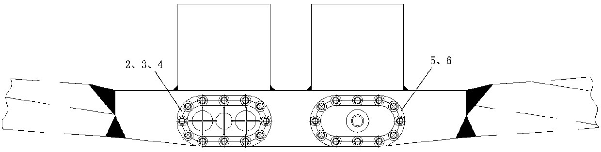 Double-fluid synchronous grouting block and construction method thereof