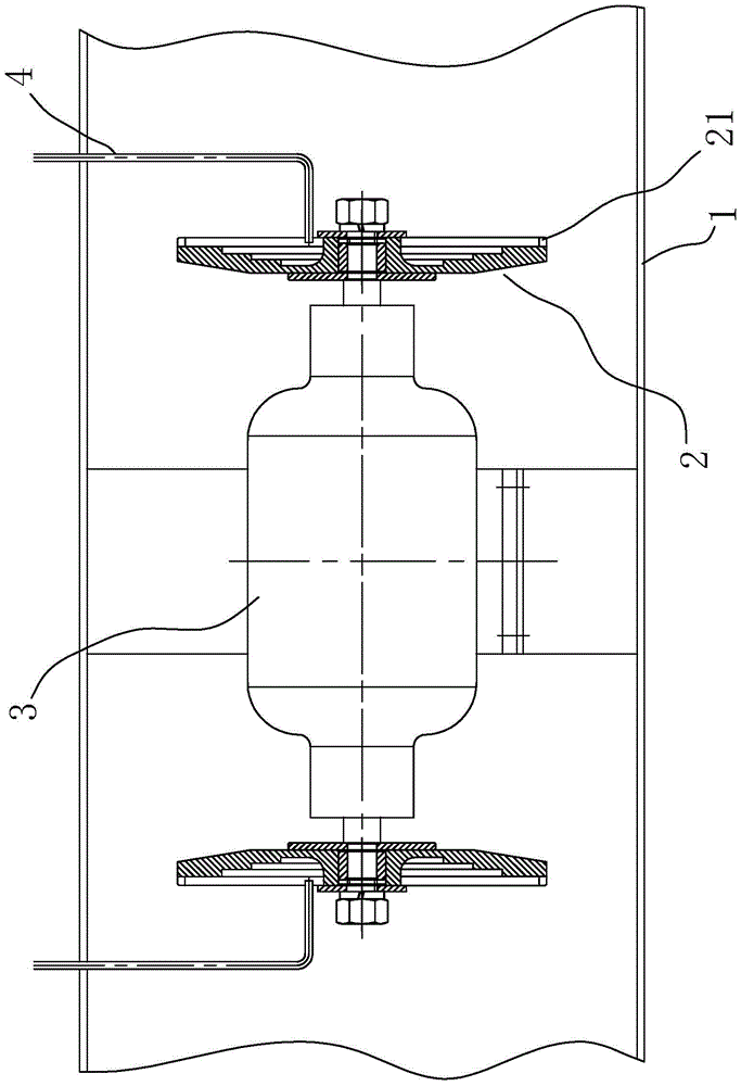 Water cyclone dust removal system