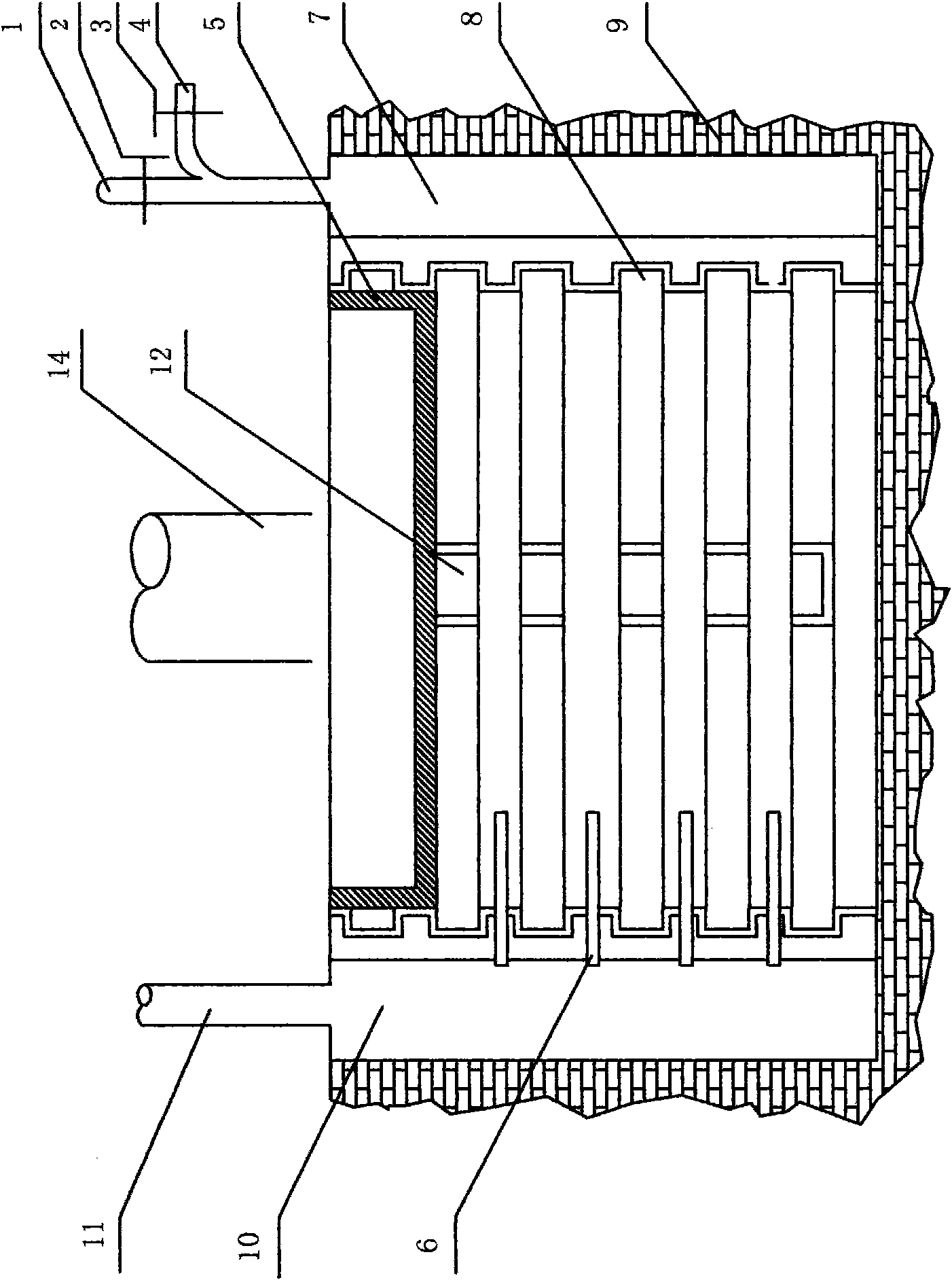 High-efficiency carbonization furnace