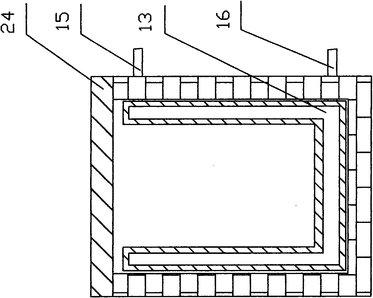 High-efficiency carbonization furnace