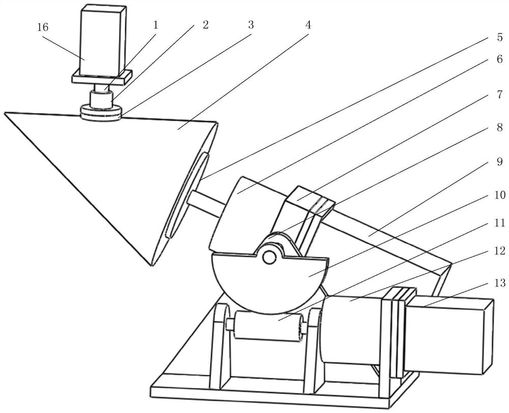 Grinding and polishing device and method for optical cone