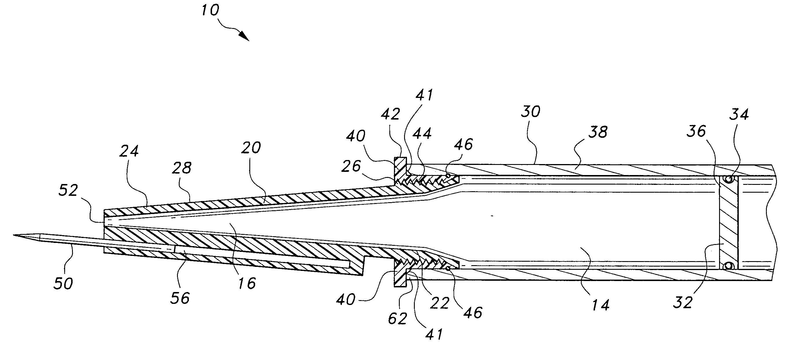 Refillable grout dispenser with guide