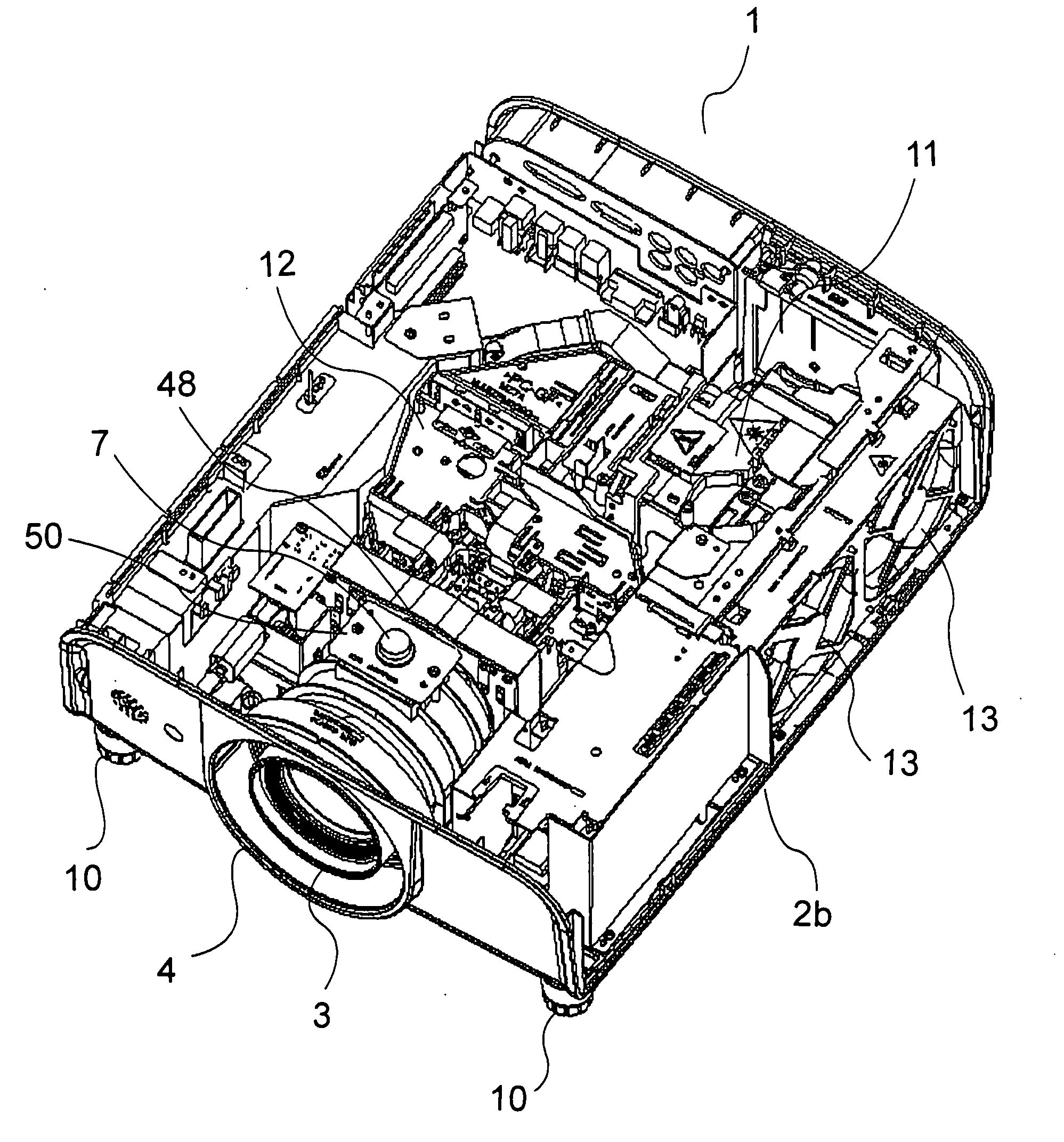 Projection type image display apparatus