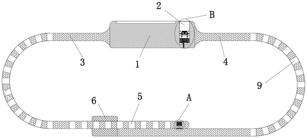 Smart bracelet with ultraviolet detection function