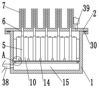 Heat dissipation mechanism for new energy battery management