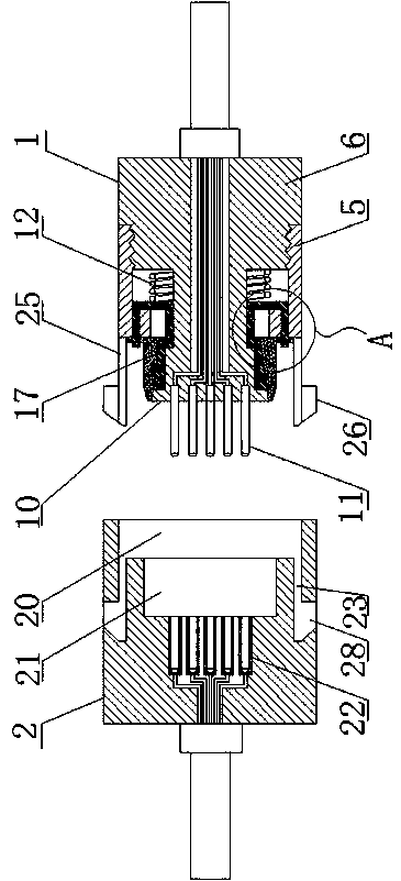 Electric connector suitable for new energy automobile