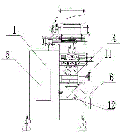 Vertical powder particle packing machine