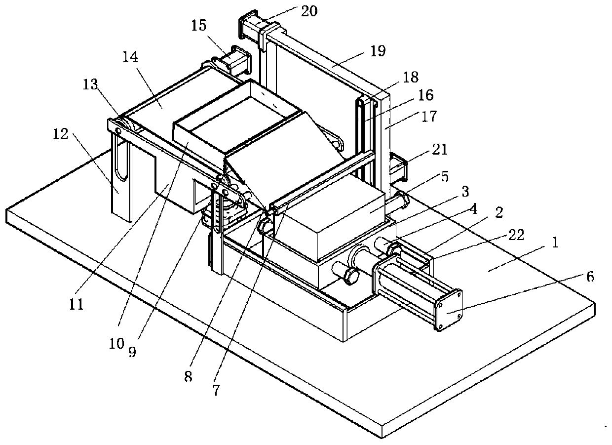 Pathological section unfolding, picking and arranging machine