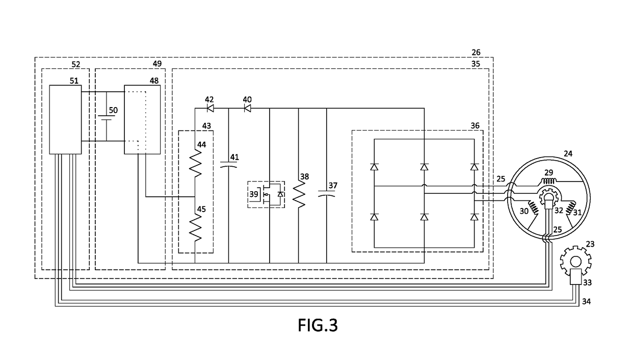 Electronically controlled mechanical resistance device for rowing machines