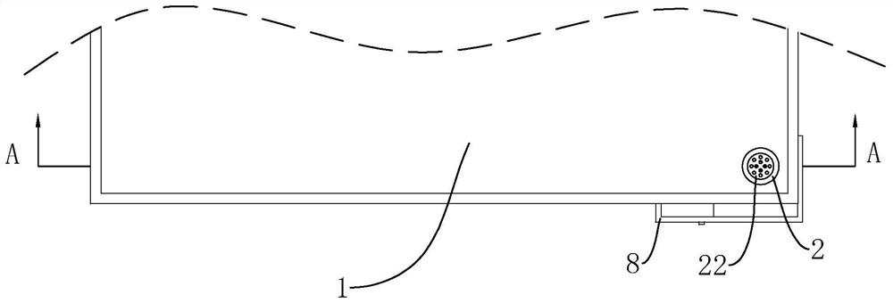 Drainage structure of a house building