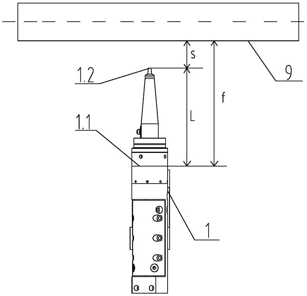 Method and device for real-time control texturing of cvc roller fiber laser focal length