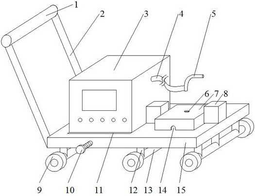 Electric welding device for building construction