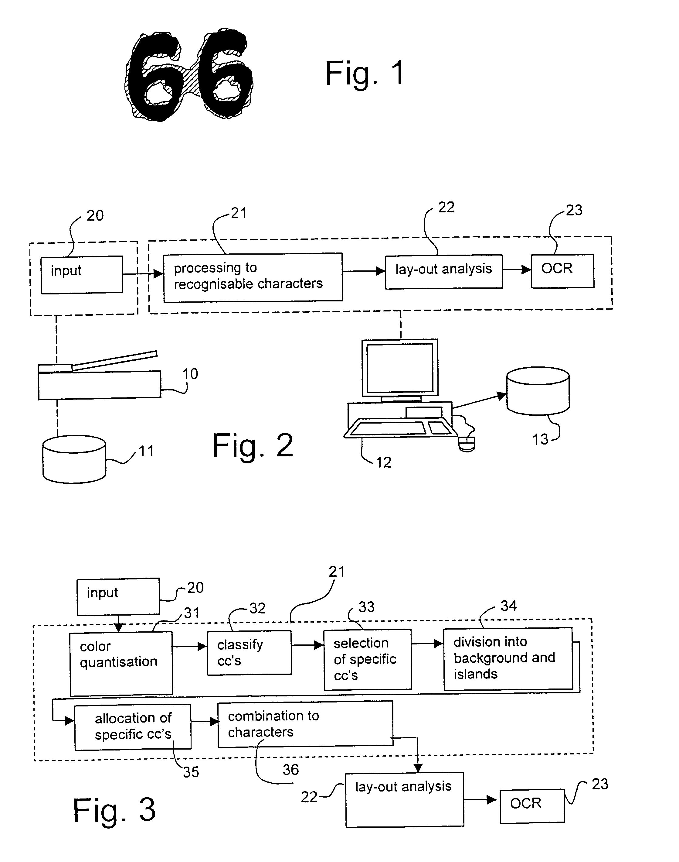 Interpretation of colored documents