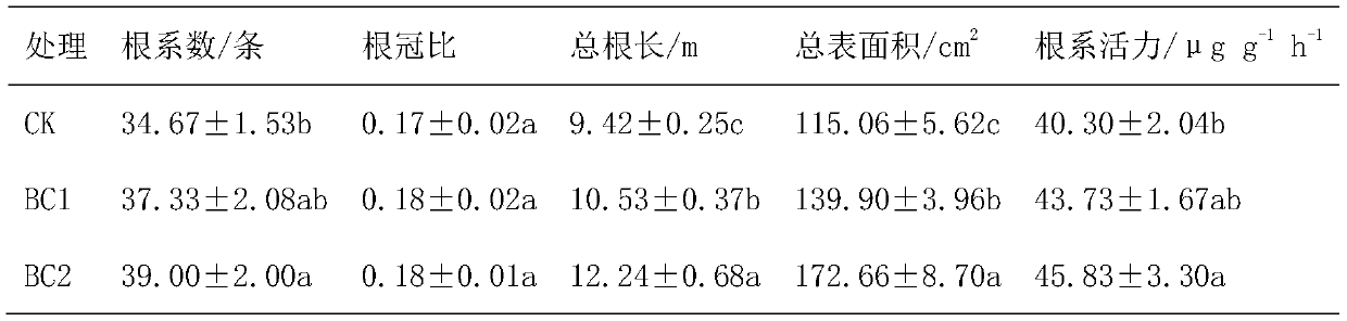 Straw biochar-based facility soil salt-reducing conditioner and preparation method thereof