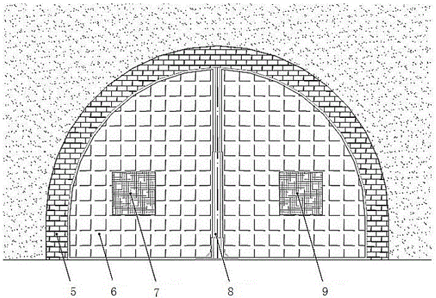 Rapid blocking and nuclear-grade ventilating and purifying treatment vehicle for tunnel