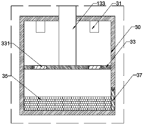 Platen wood cutting device for papermaking