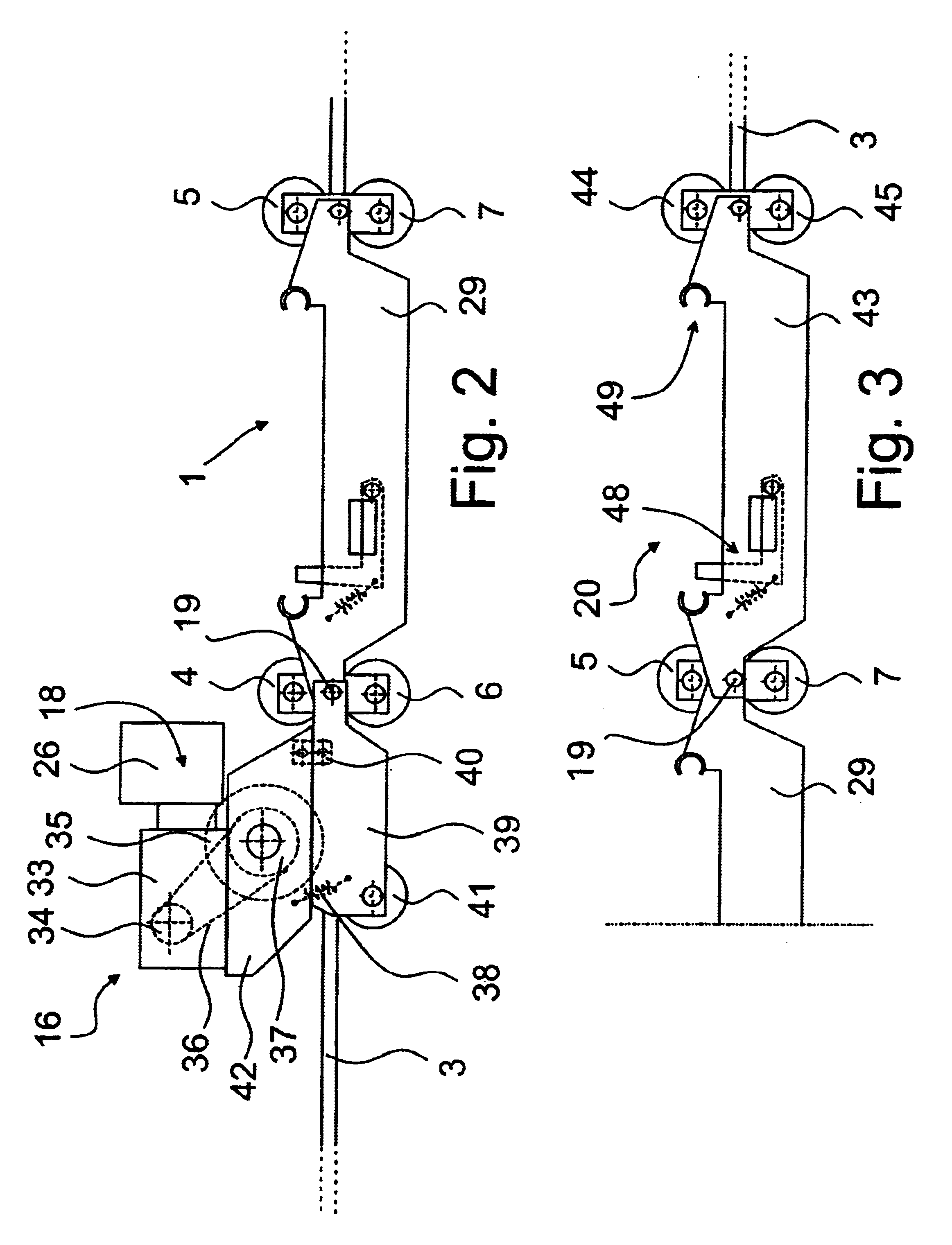 Film feeding device and an automatic wrapping device