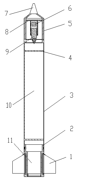 Fragment-free fire extinguishing bomb with gaseous extinguishing agent