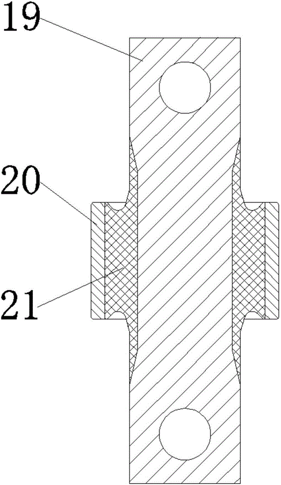 Rubber elastic joint injection mold